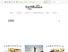 Tablet Screenshot of earthrunners.com